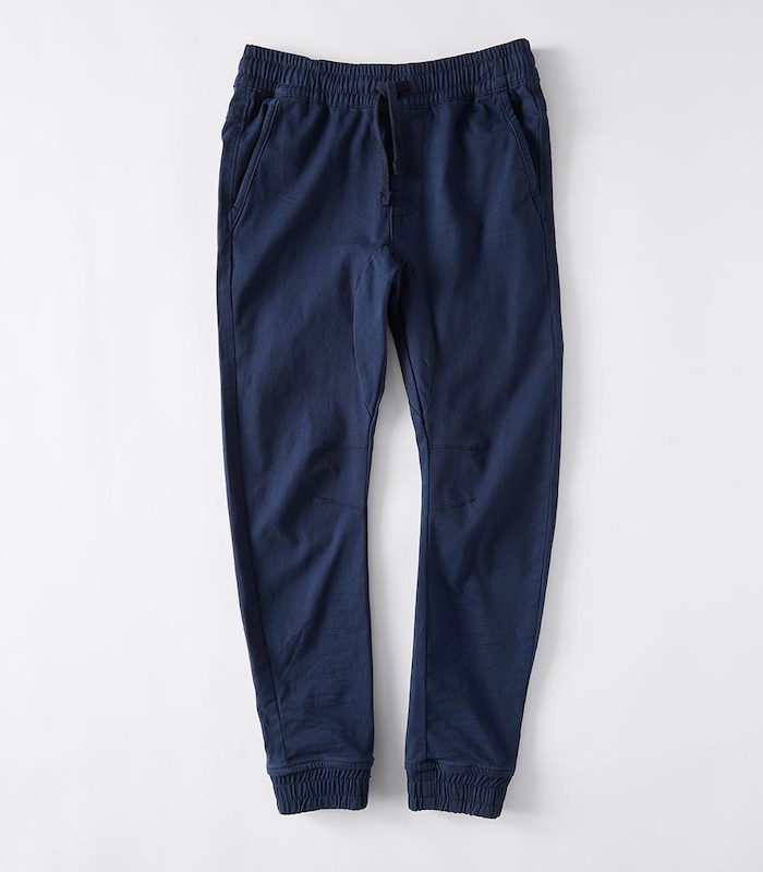 Pull On Cuffed Chino Pants Navy Blue Target Australia