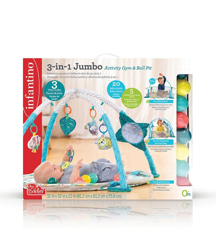 Infantino 3 In 1 Jumbo Activity Gym Ball Pit Target Australia