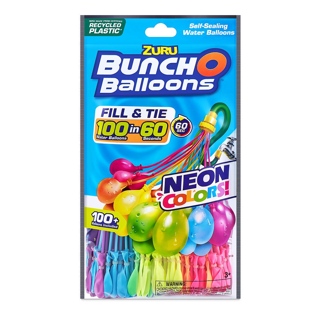 Bunch O Balloons Launcher with 100 Rapid-Filling Self-Sealing Water Balloons by Zuru 