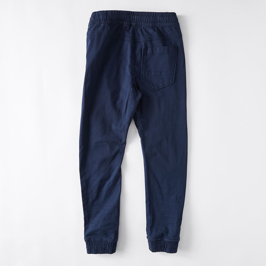 Pull On Cuffed Chino pants - Navy Blue 
