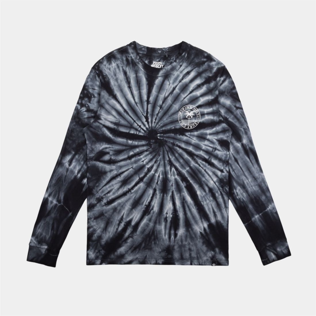 Piping Hot Spiral Tie Dye Long Sleeve T 