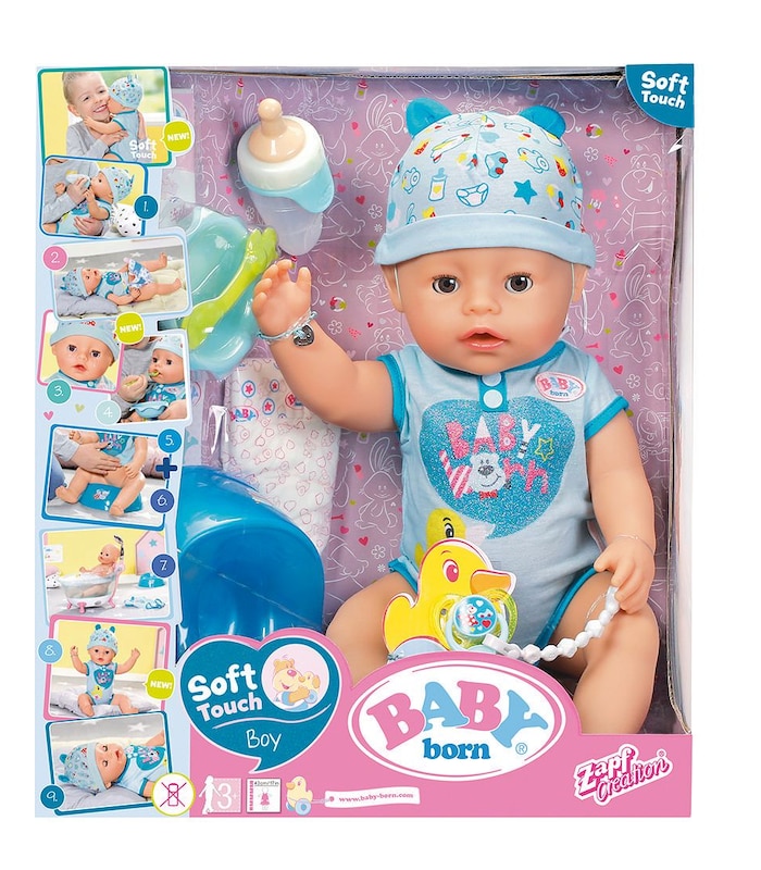Baby Born Reg Soft Touch Doll Target Australia