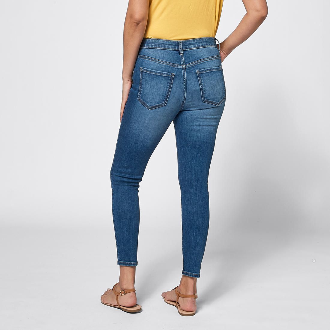 crop length jeans