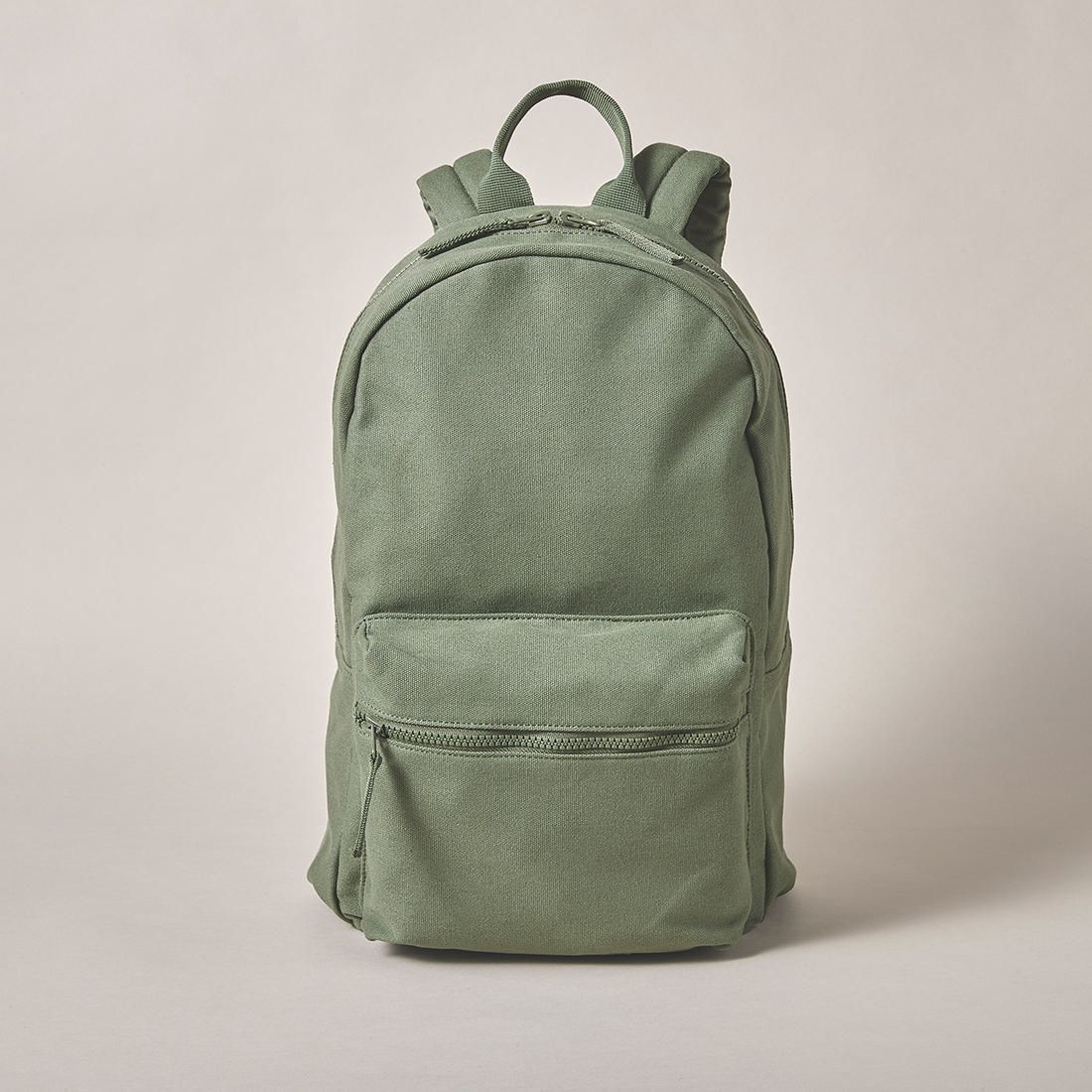 target green backpack