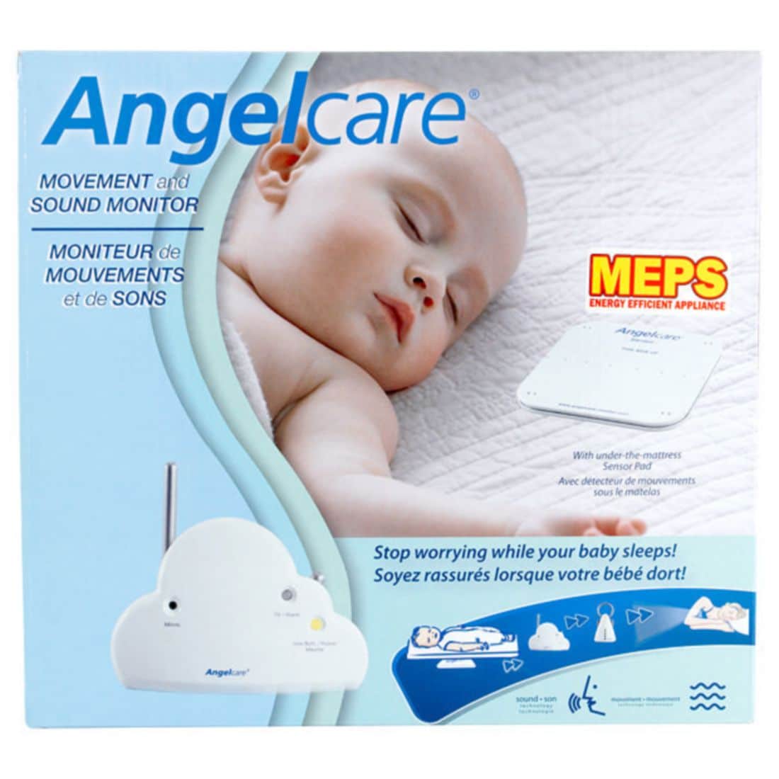 Angelcare Ac327 Angelcare Heart Monitor Angelcare Motion Sensor