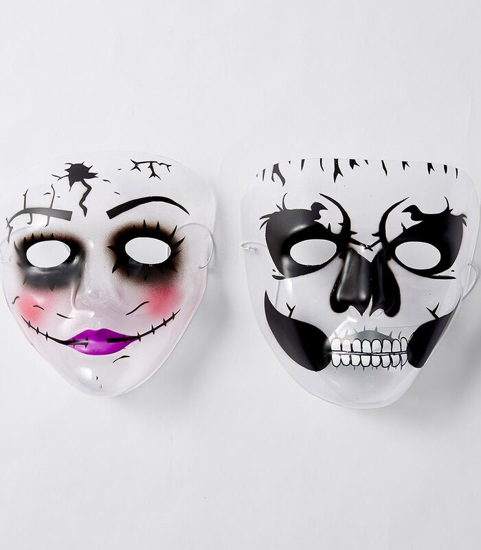 Halloween Translucent Masks Assorted Target Australia