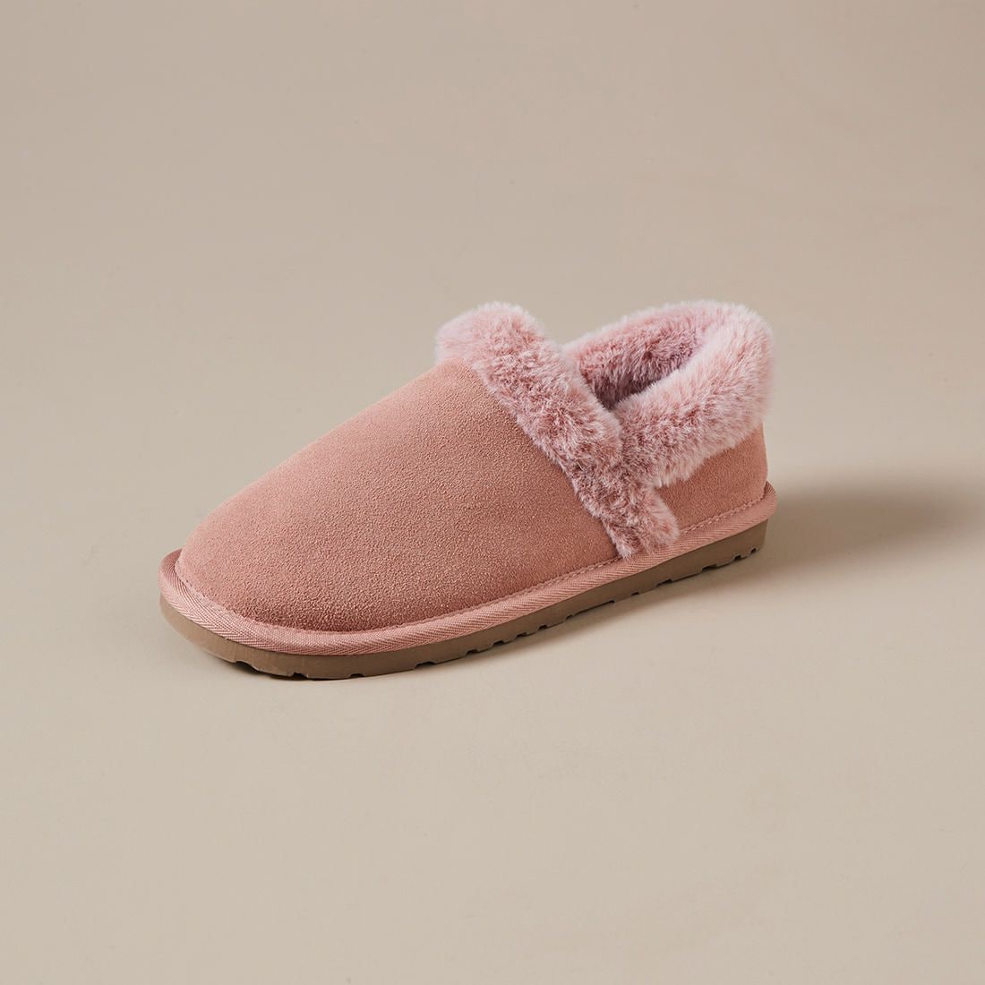 classic suede moccasin slippers