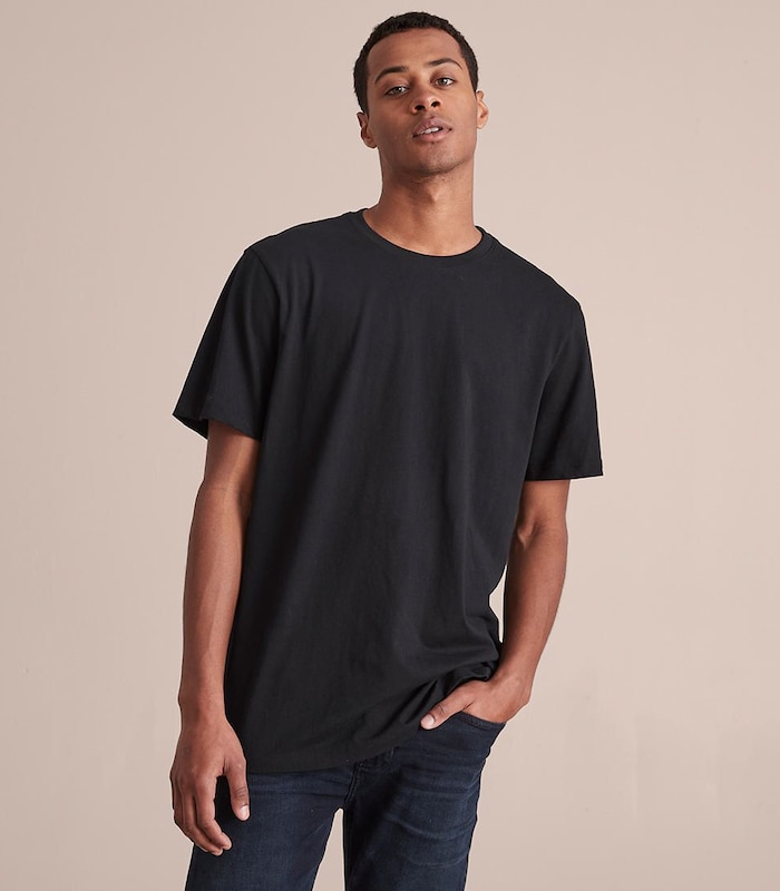 Organic Cotton T-Shirt Black Target Australia