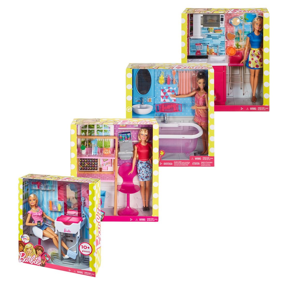 Barbie Room With Doll Assorted