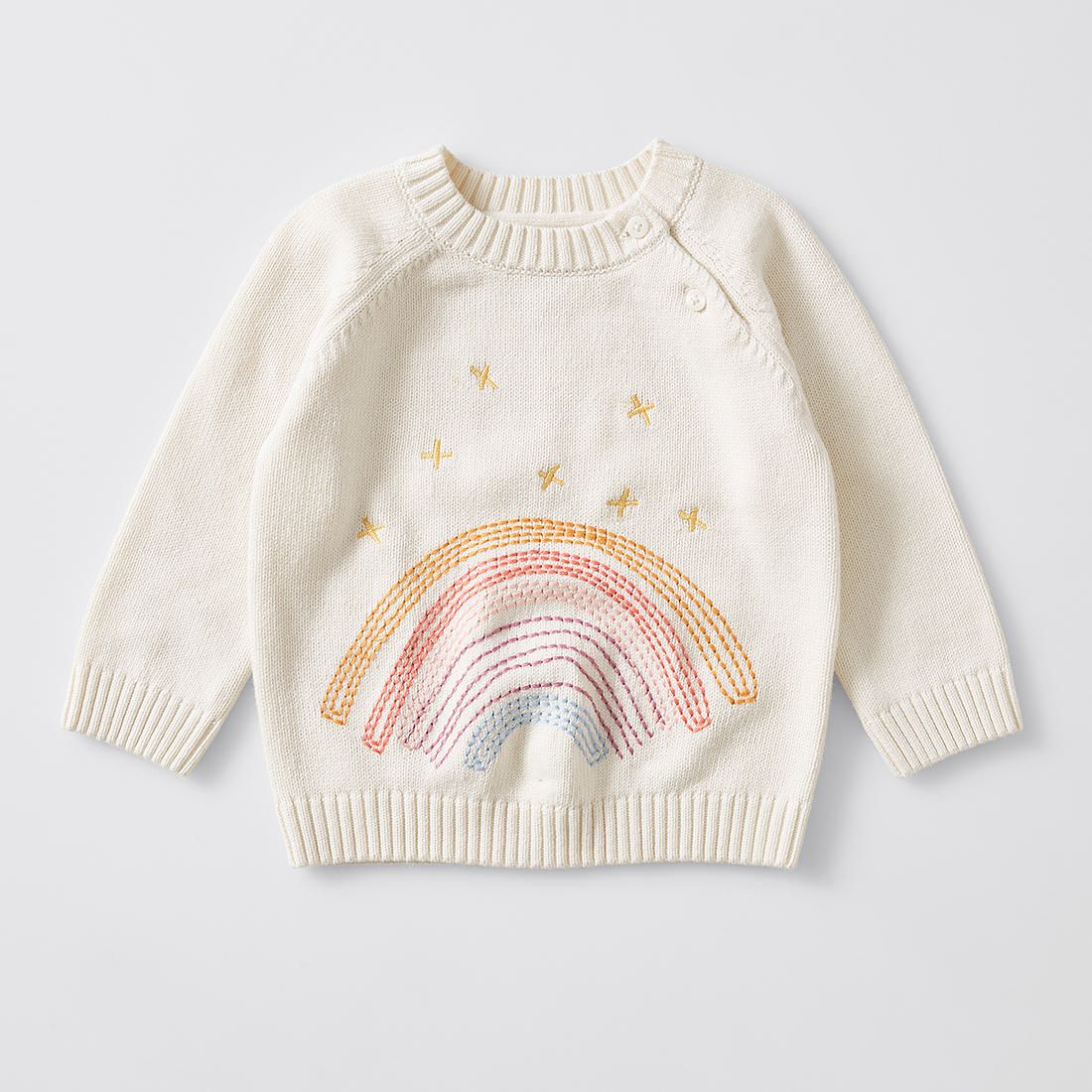 rainbow baby jumper