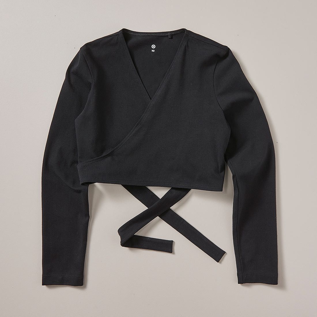 cross over long sleeve top