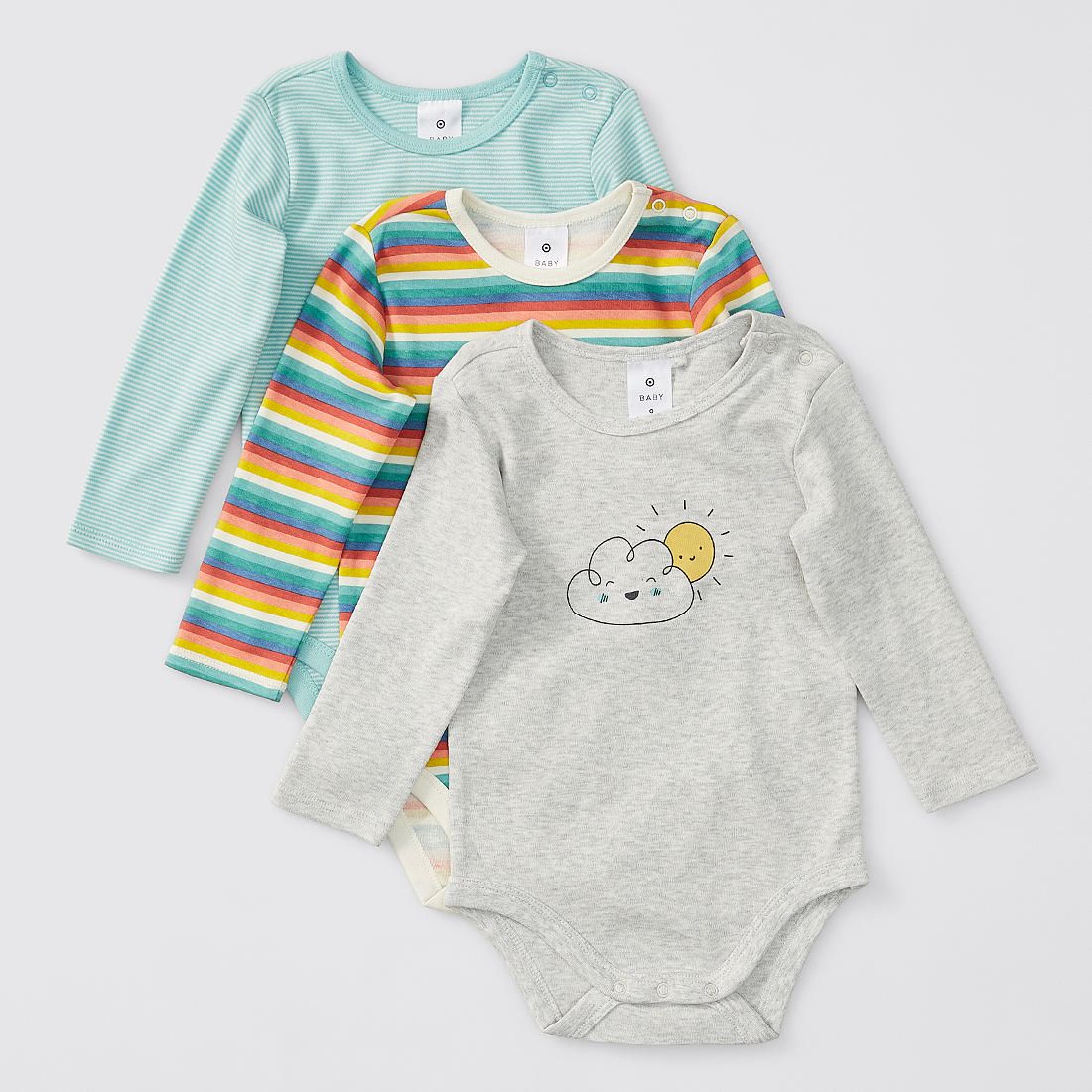 target long sleeve onesies