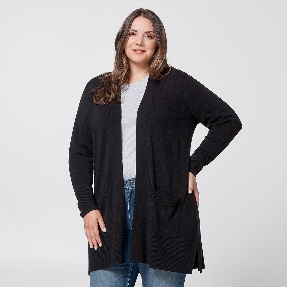 belle curve cardigan