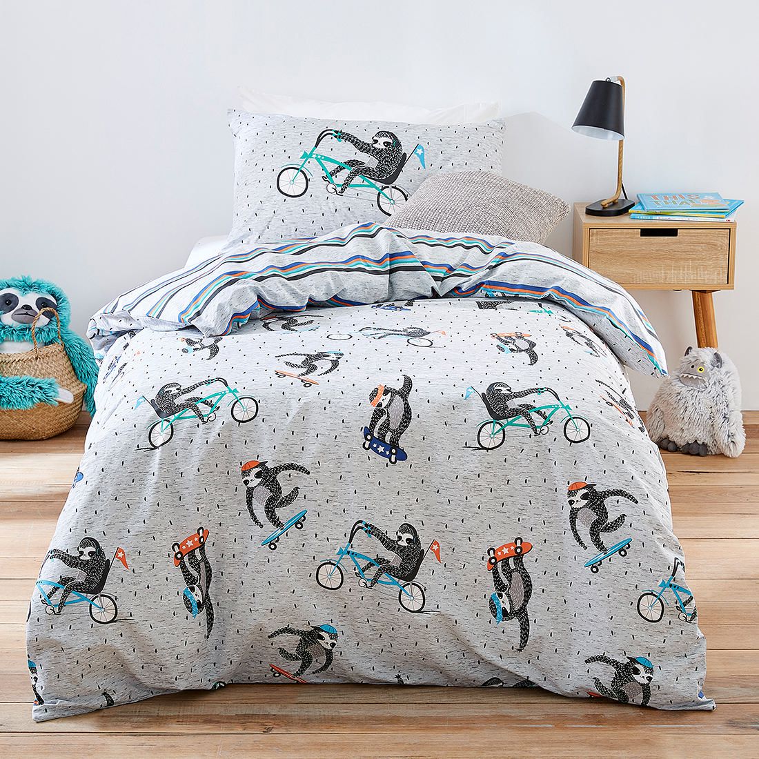 Double Us Full Bed Quilt Doona Duvet Cover Set Design 09 One