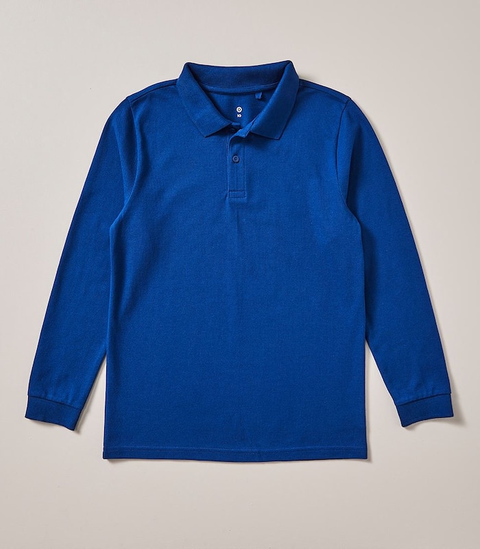 Mens royal blue polo shirt clearance