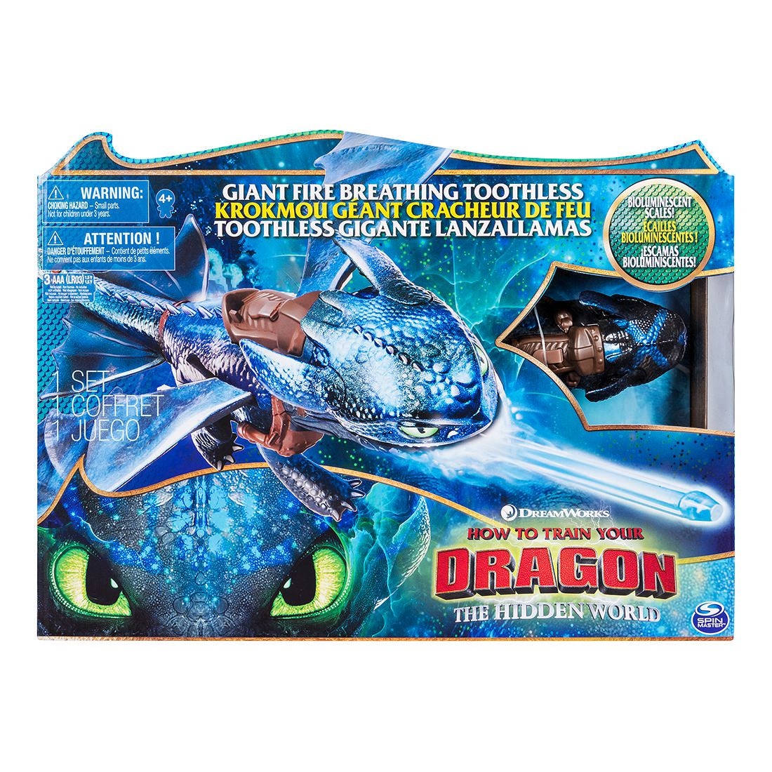 How To Train Your Dragon The Hidden World Fire Breathing Toothless Dragon