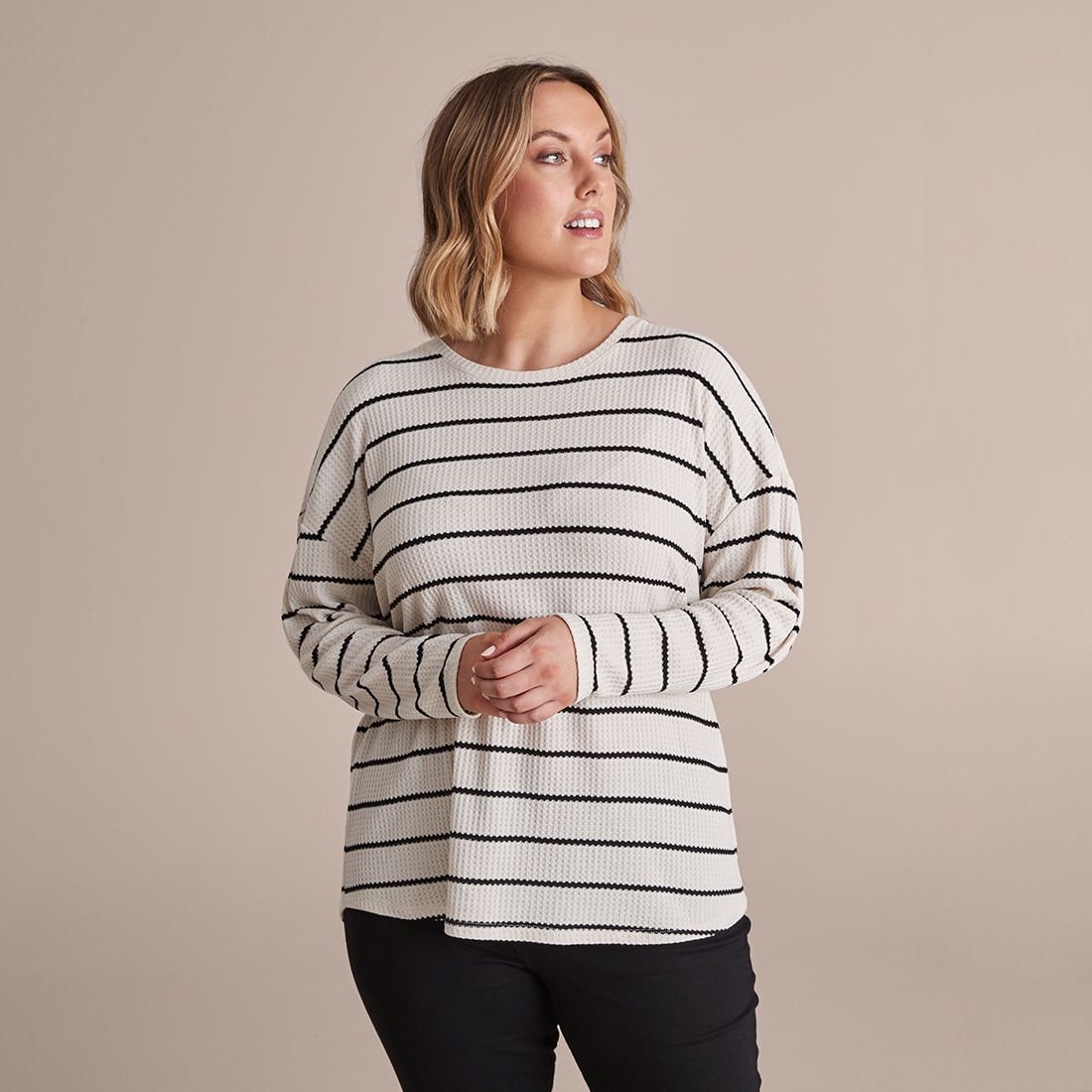 Curve Textured T-Shirt | Target Australia