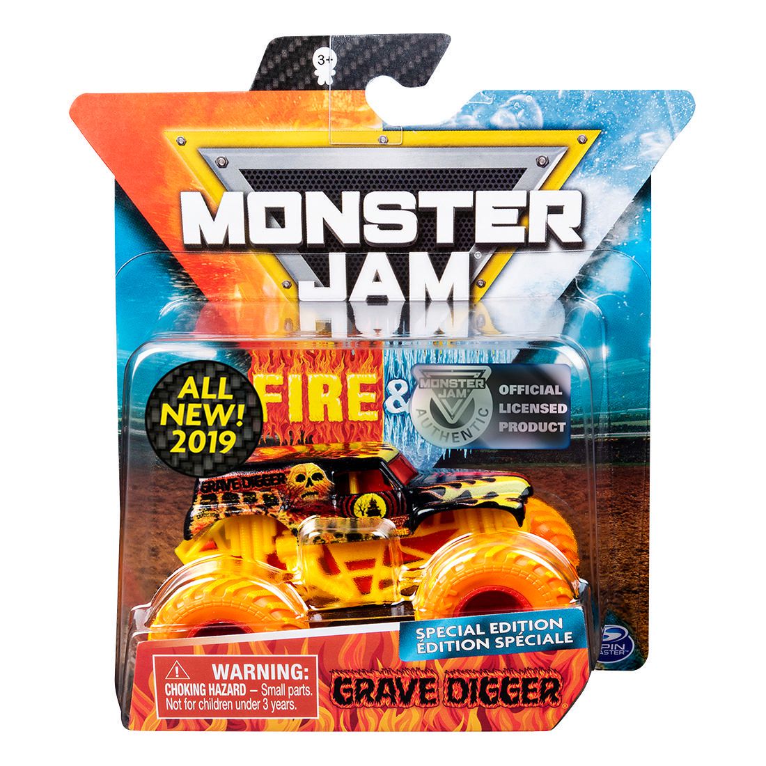 monster jam toys fire and ice