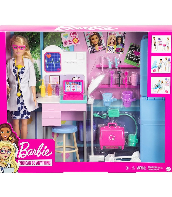 barbie medical doctor doll and playset