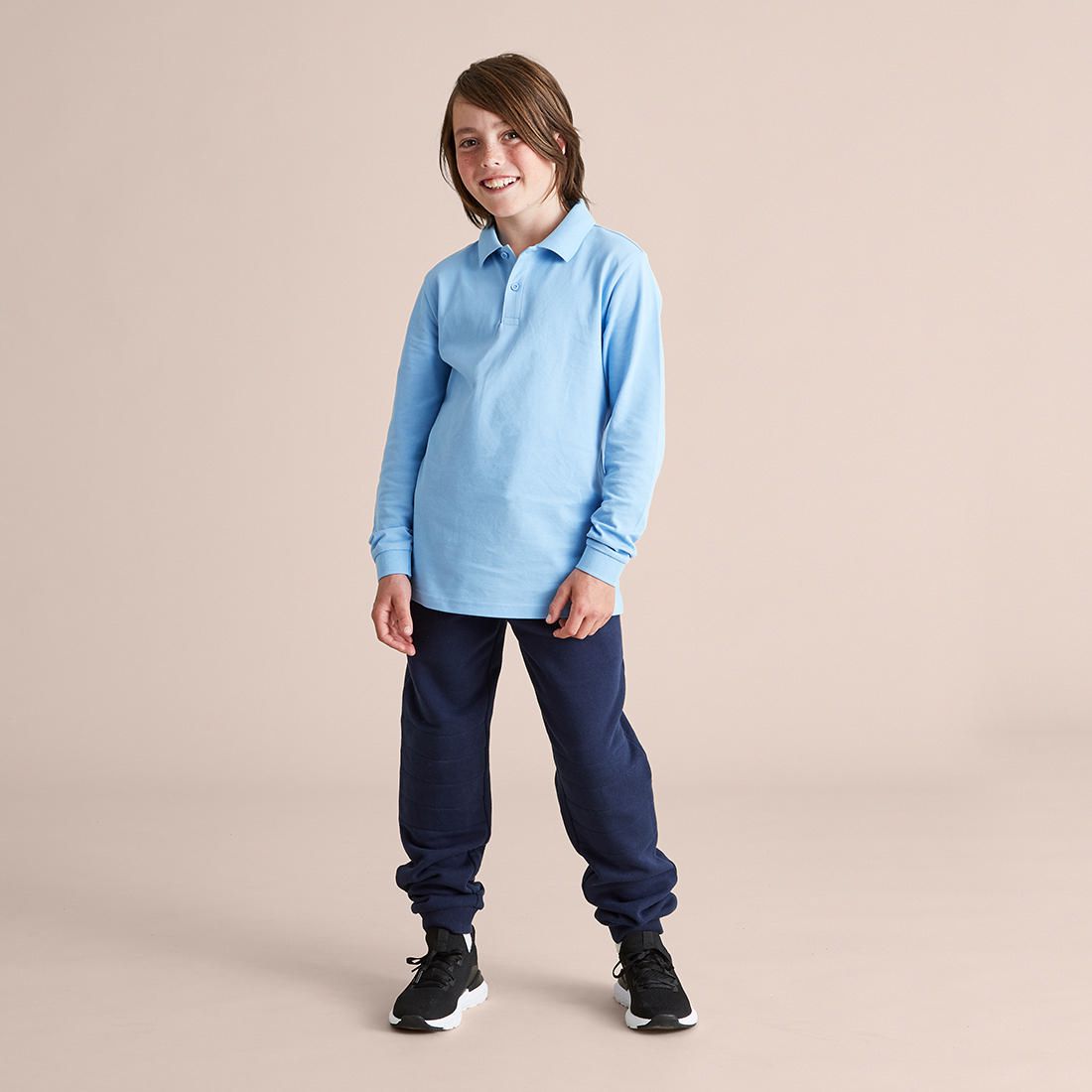 Double Knee School Fleece Trackpants 