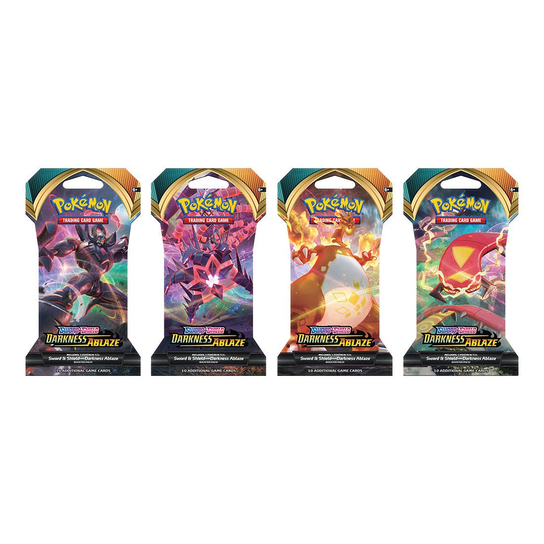 Pokemon TCG: Sword & Shield - Darkness Ablaze Blister Assorted | Target  Australia