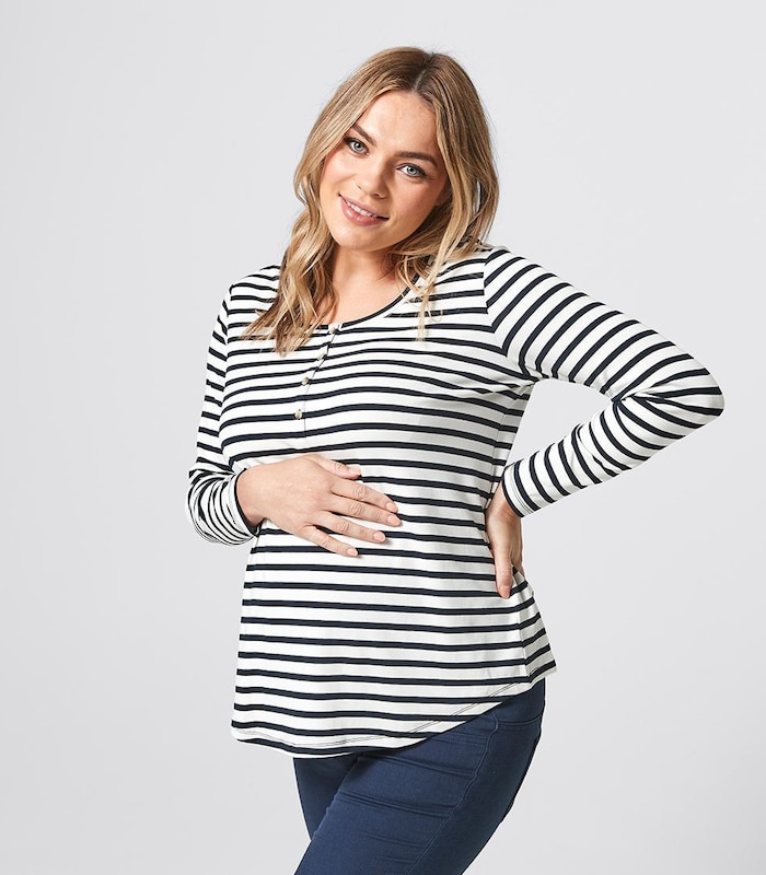 maternity rib henley nursing top target australia