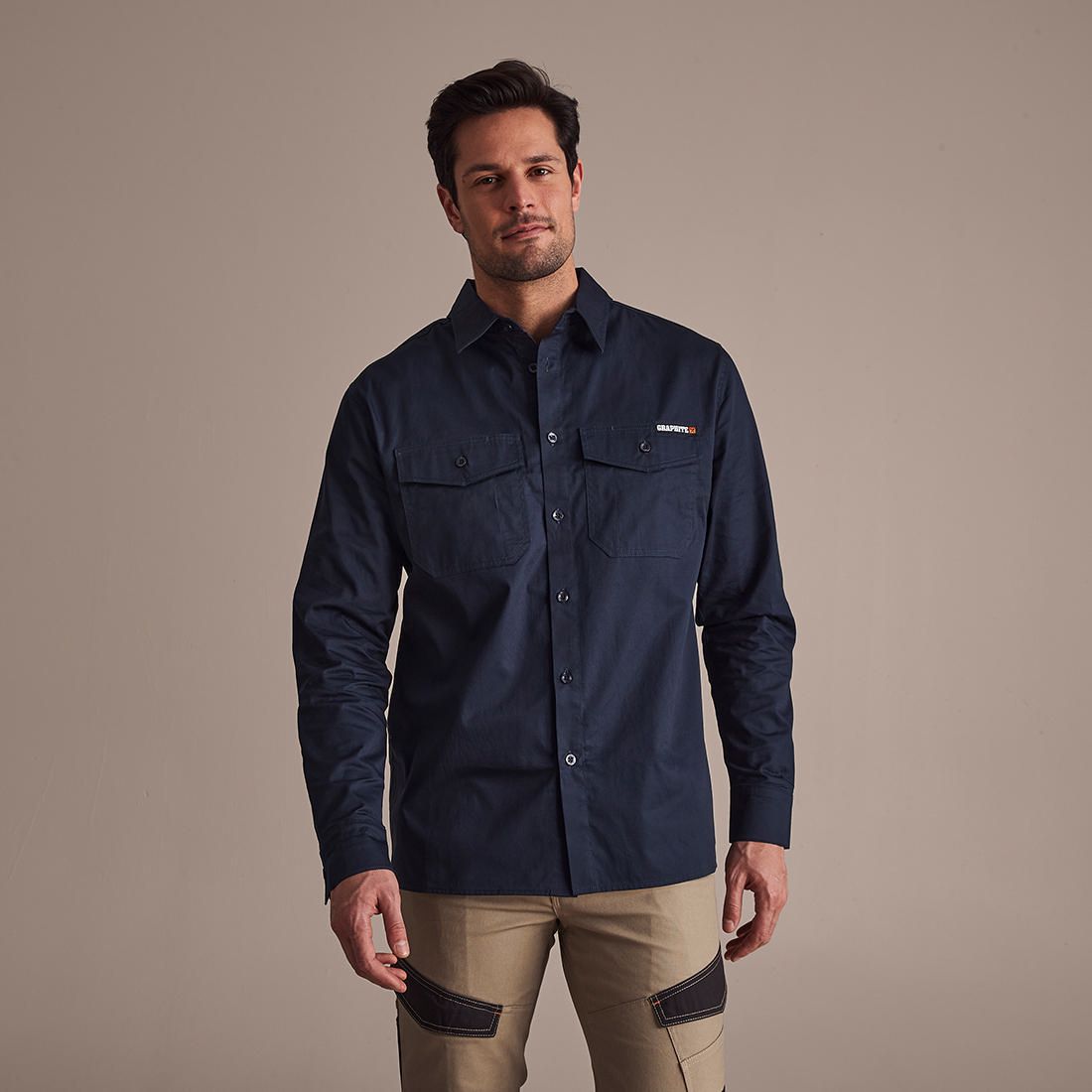 Graphite Long Sleeve Shirt | Target 
