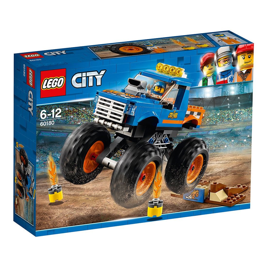 lego reg city great vehicles monster truck 60180 target australia