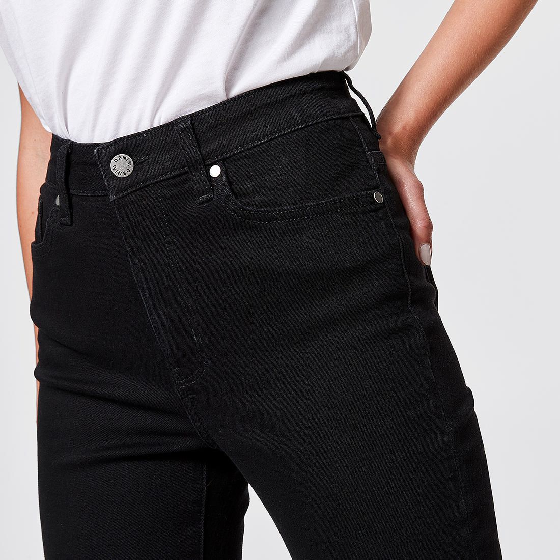 black high waisted jeans target