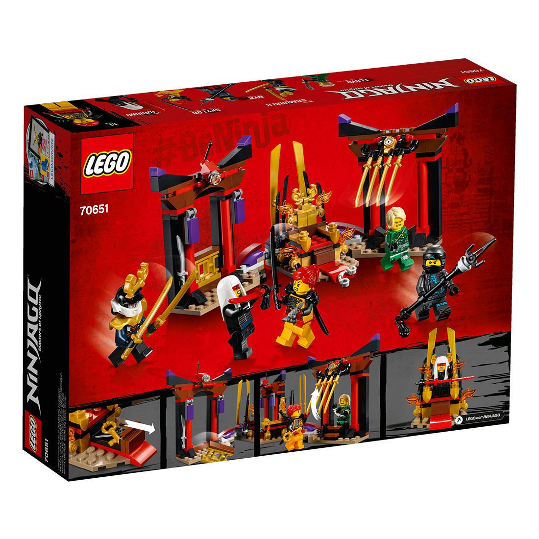 LEGO® NINJAGO 70651 Throne Room Showdown 70651