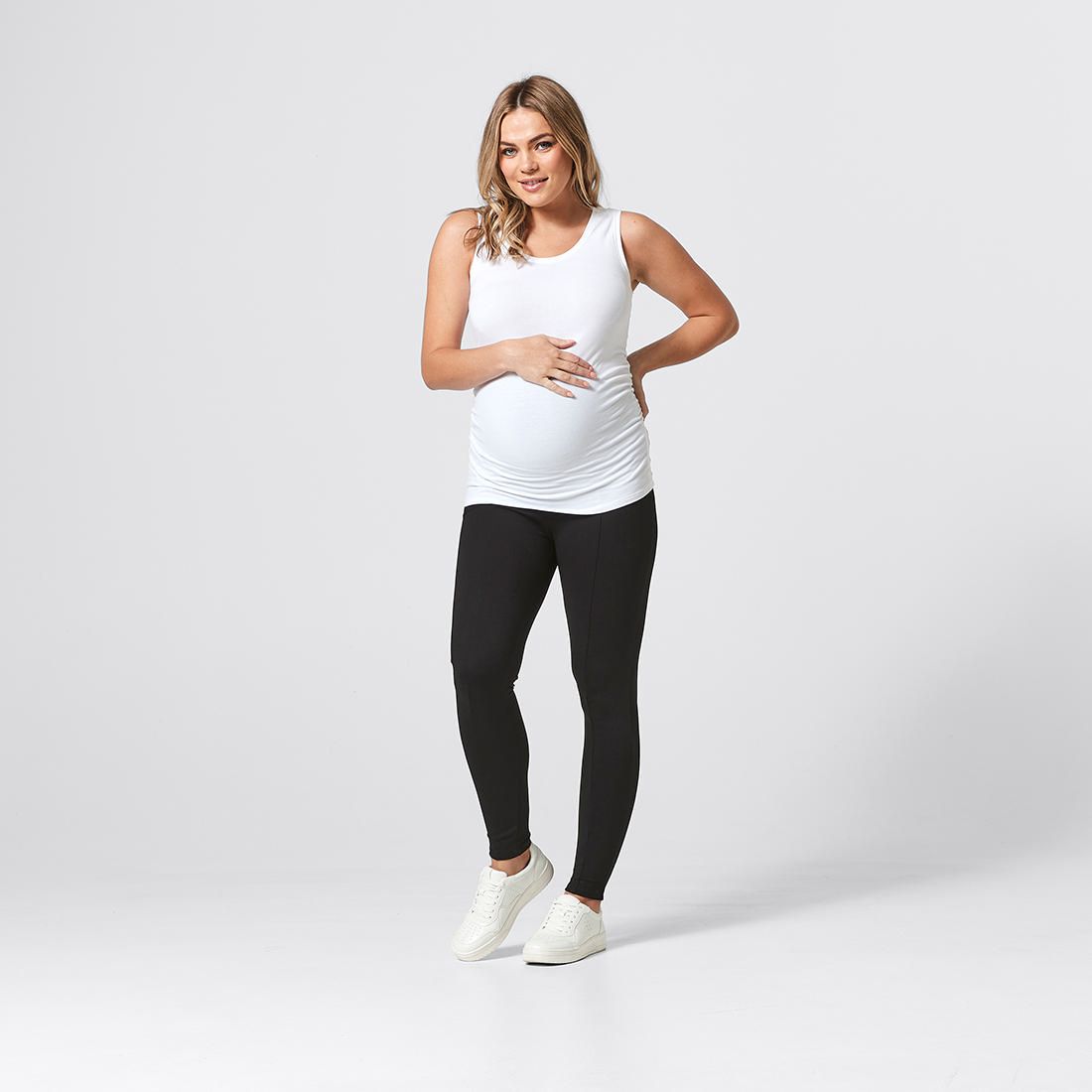 Maternity Over The Belly Ponte Leggings 