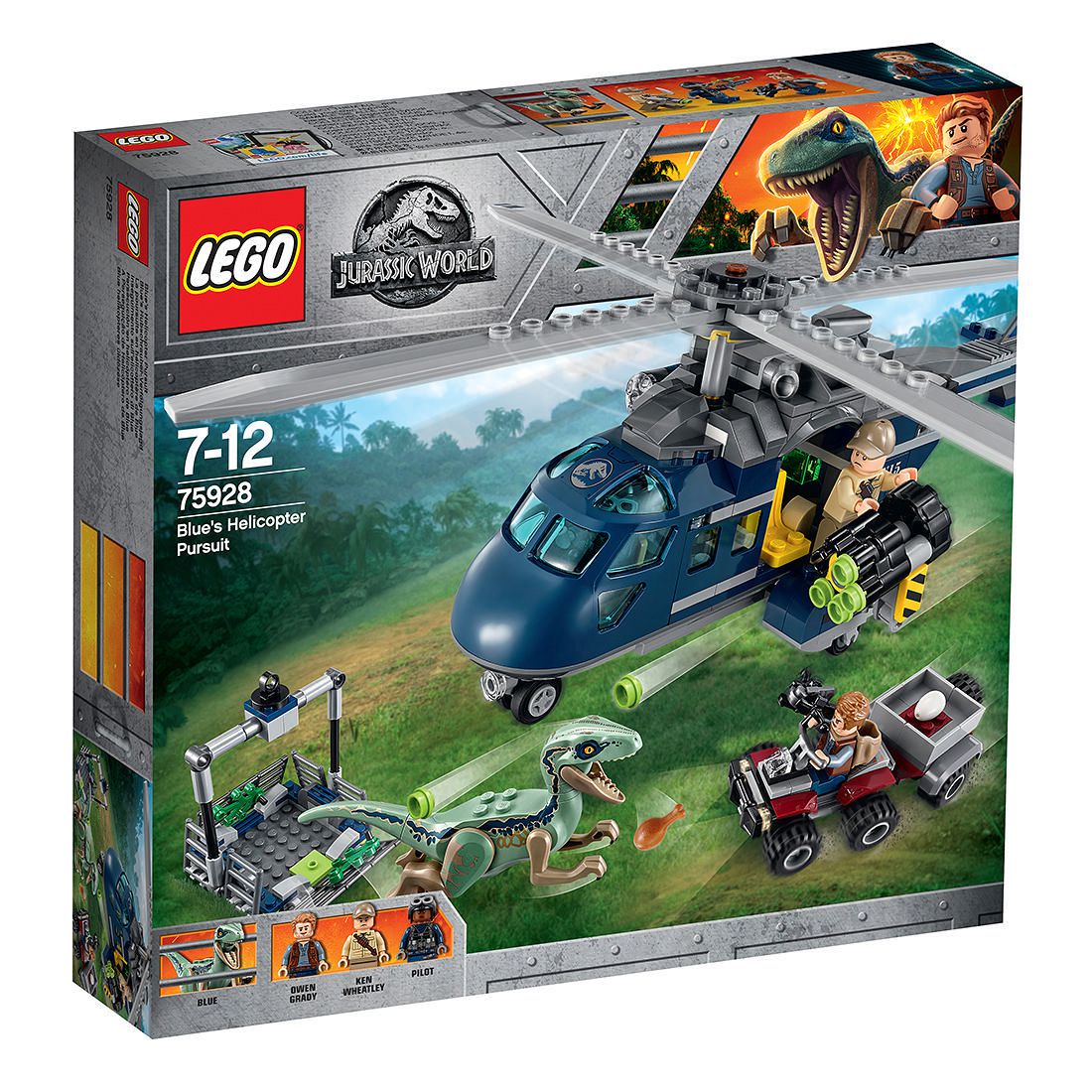 lego jurassic world blue targets