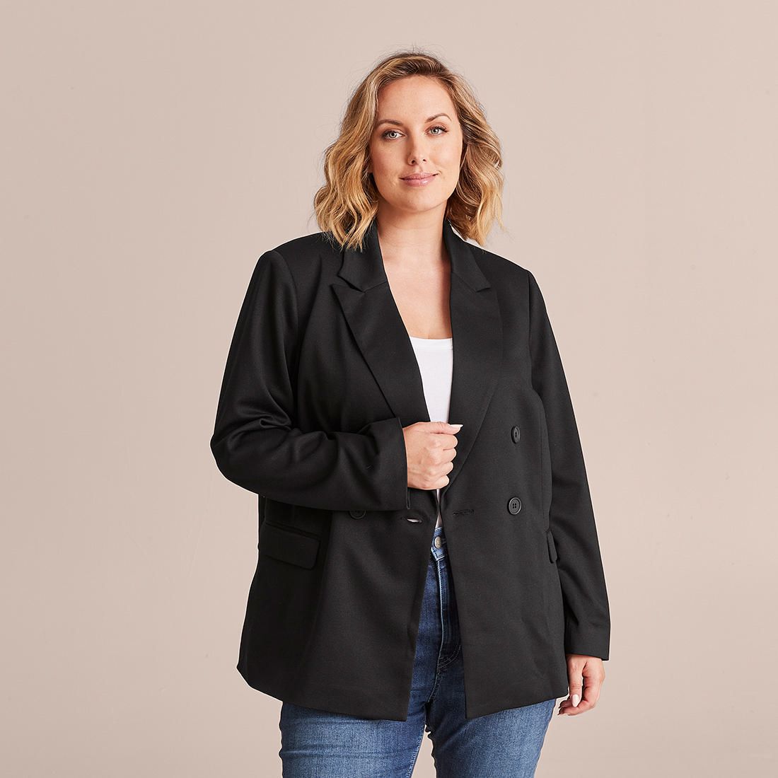 Curve Ponte Blazer | Target Australia