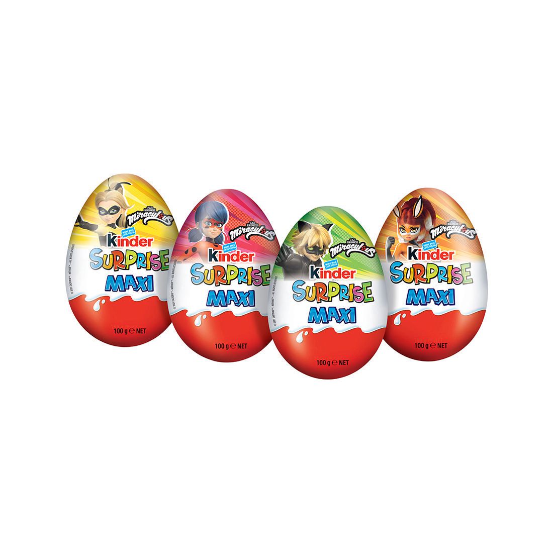 Kinder Surprise Maxi Miraculous Egg 100g - Assorted product image