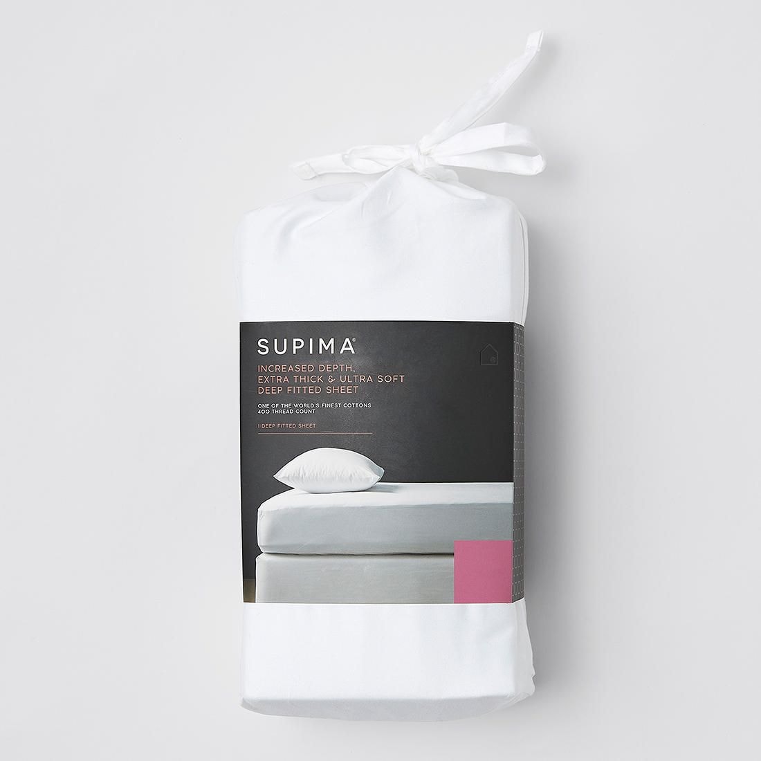 target white fitted sheet