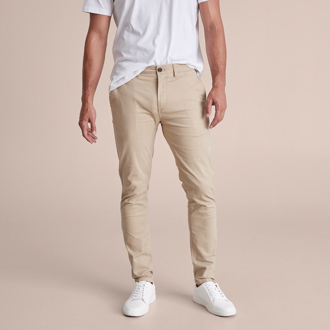 Slim Chino Pants - Tan | Target Australia