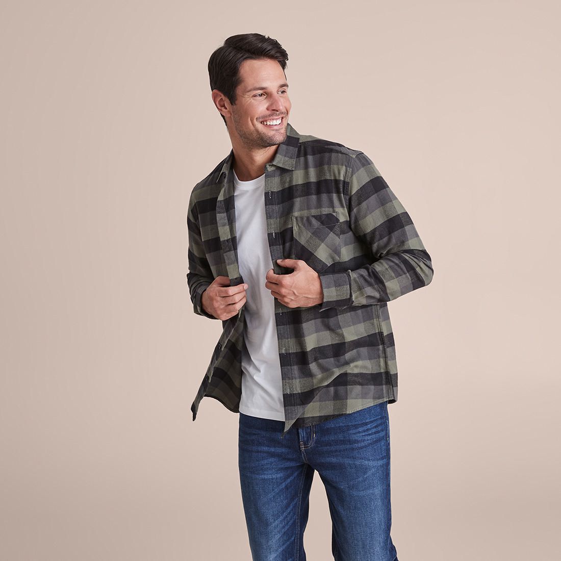 Long Sleeve Flannelette Shirt | Target 