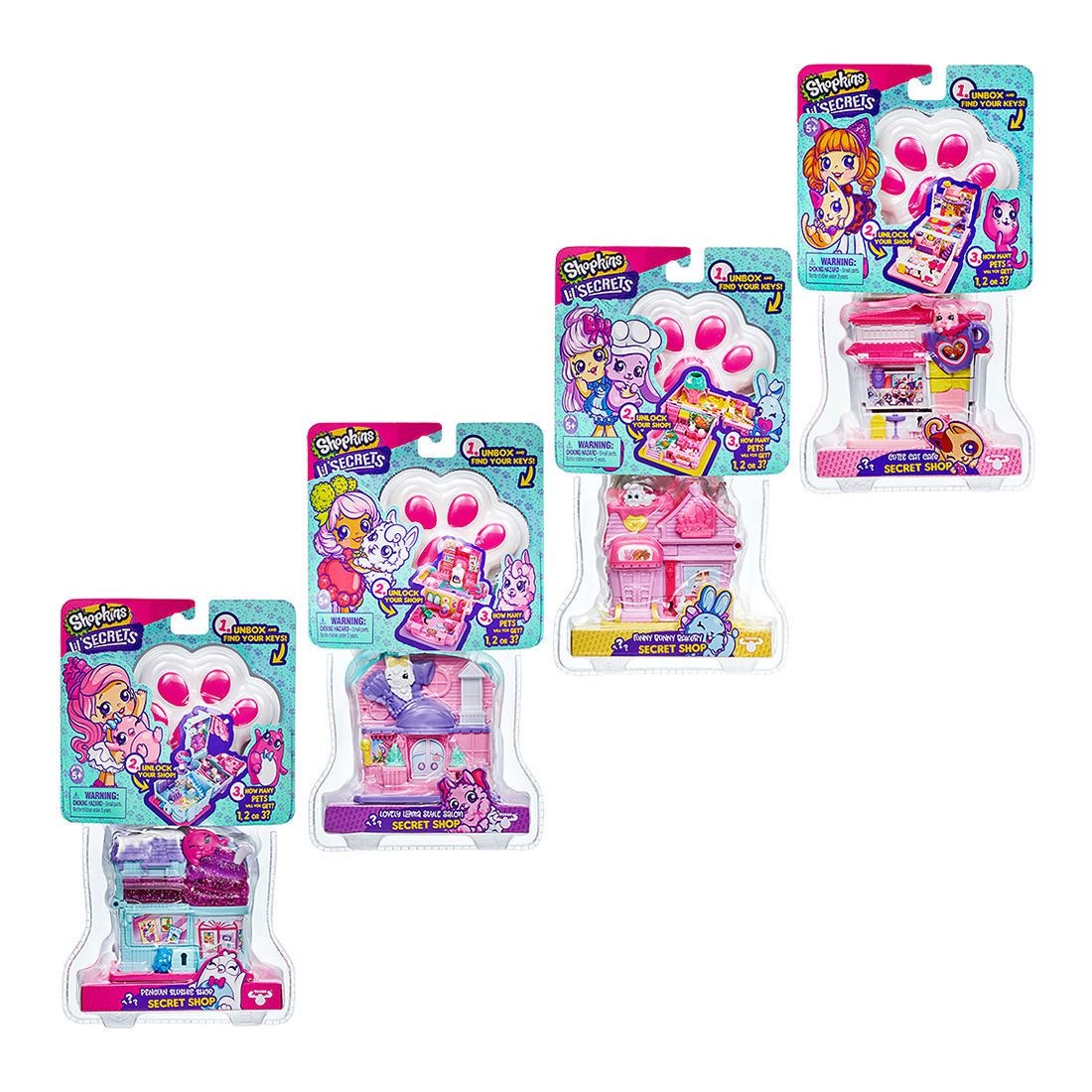 Shopkins Lil Secrets Pets Playset Assorted Target Australia