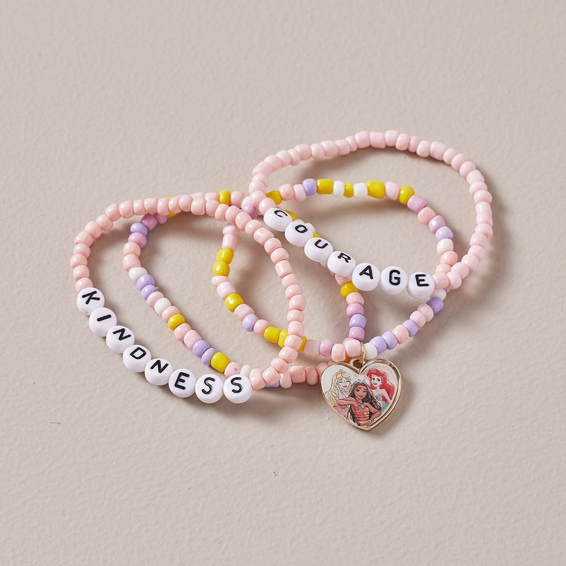4 Pack Disney Princess Licensed Beaded Bracelets Target Australia