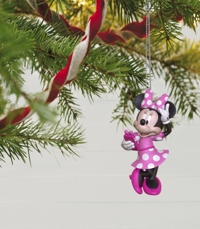 Minnie Mouse Babys 1st Christmas Ornament 2022 Hallmark Keepsake Disney Minnie Mouse Phoning A Friend Christmas Ornament |  Target Australia