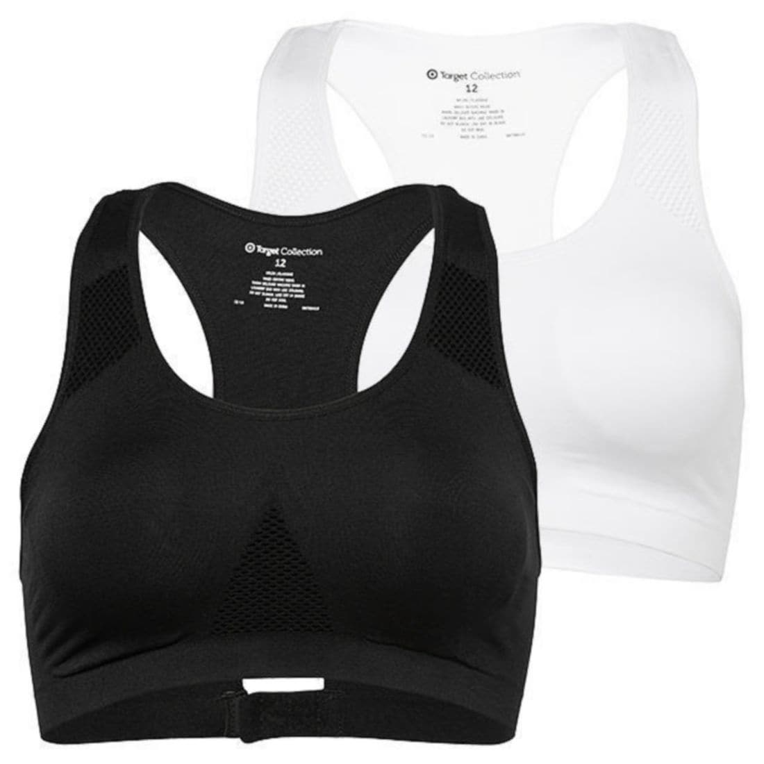 2 Pack Low Impact Sports Bra, Style 