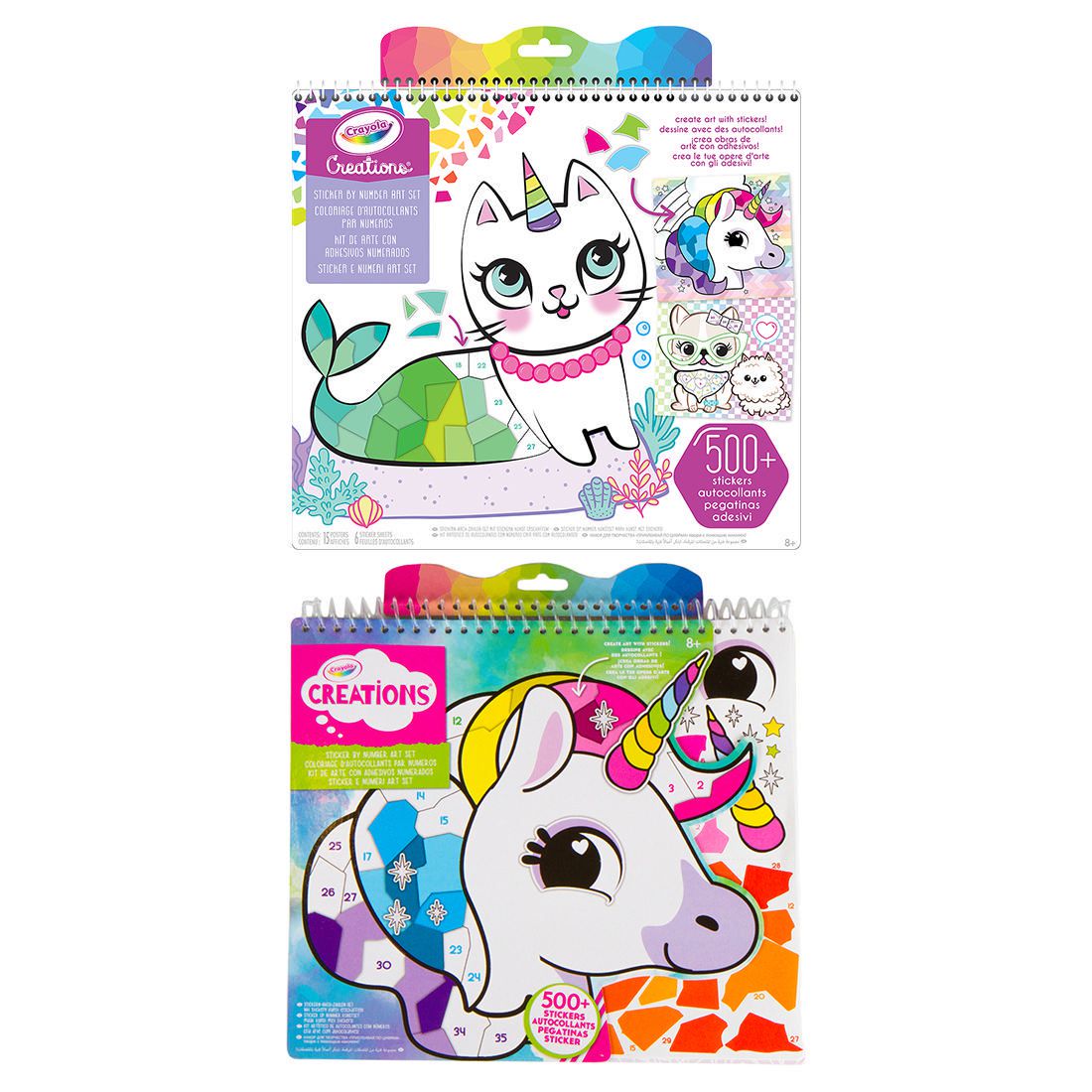 Stickers Crayola Creations Sticker By Number Art Crafts sweetbuy.ro