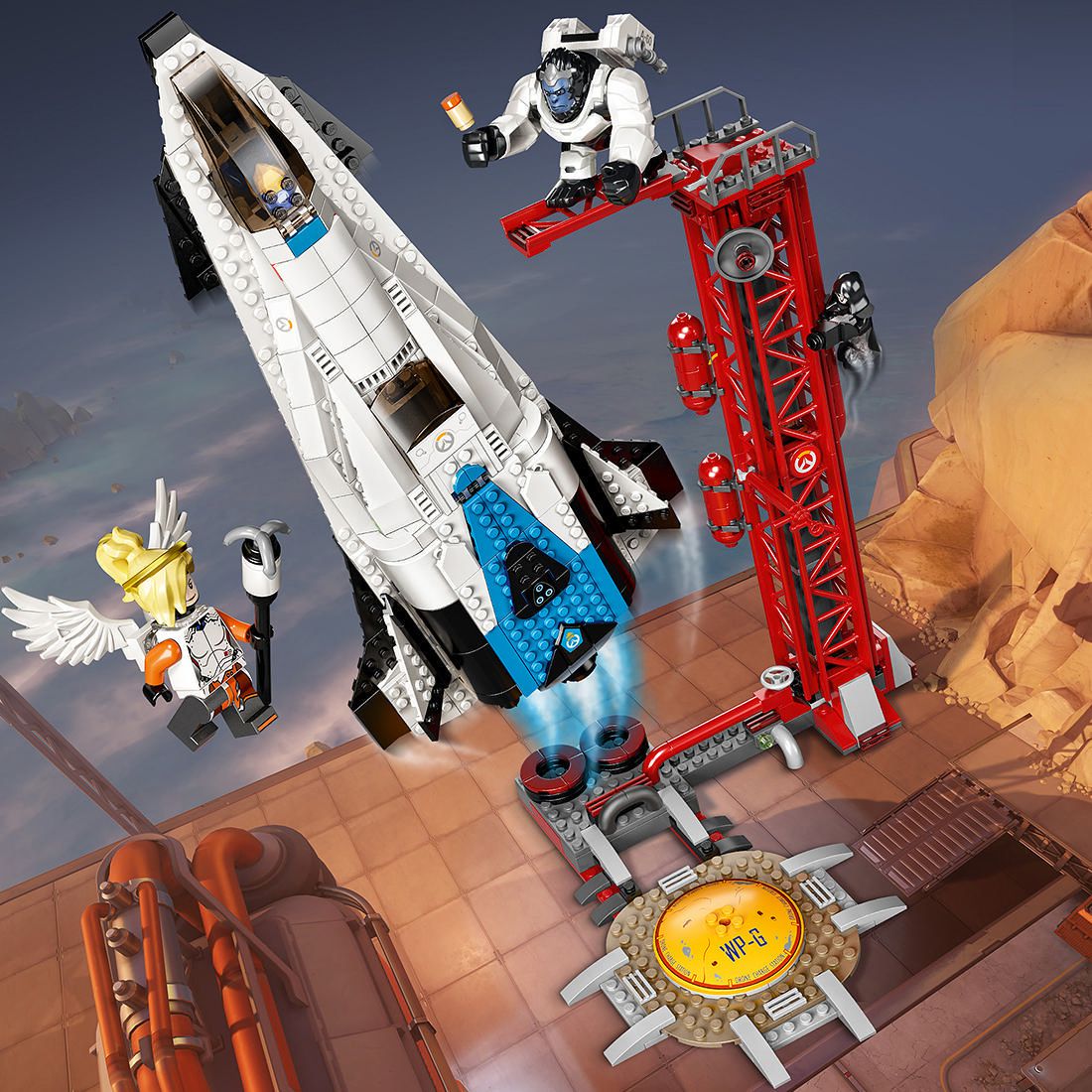 lego overwatch rocket