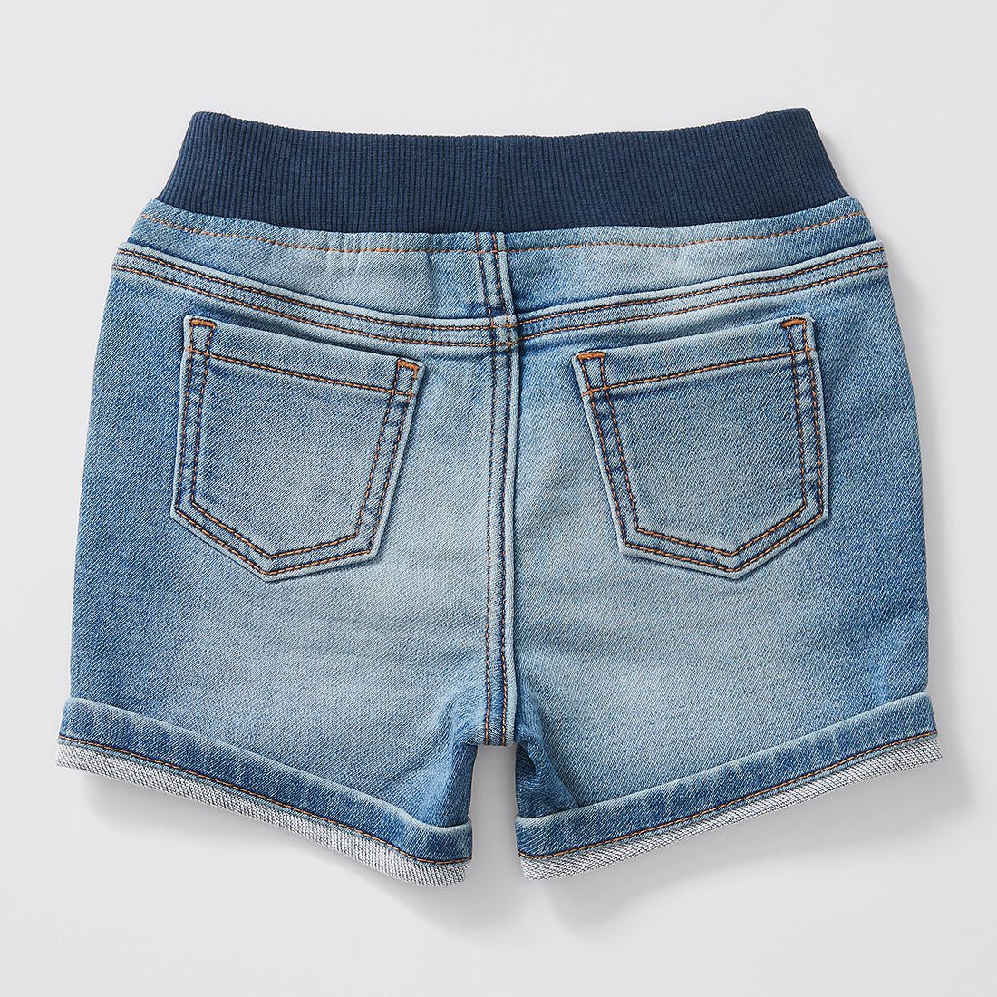 baby blue denim shorts