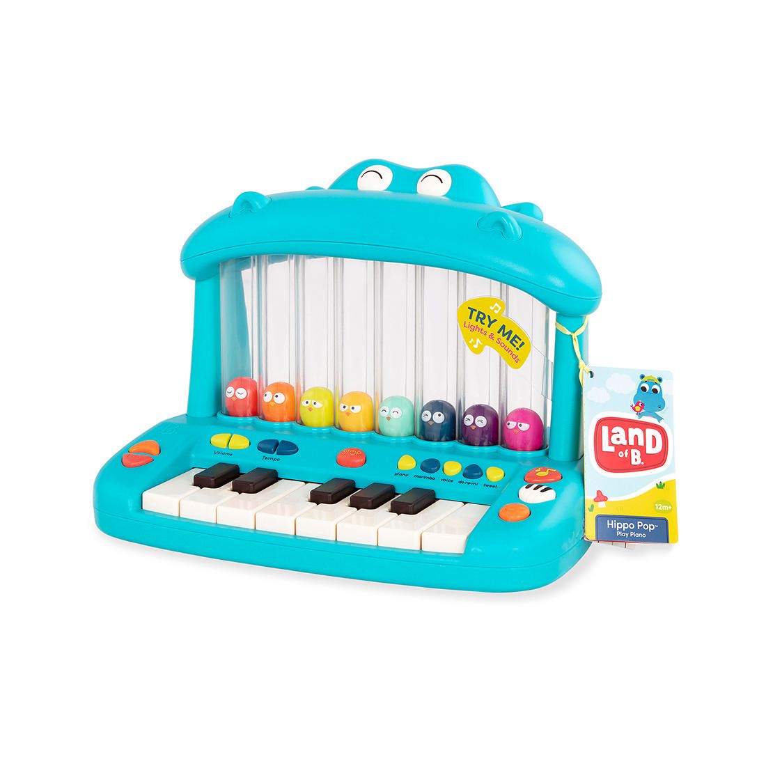 B. toys Land of B Hippo Pop Play Piano Target Australia
