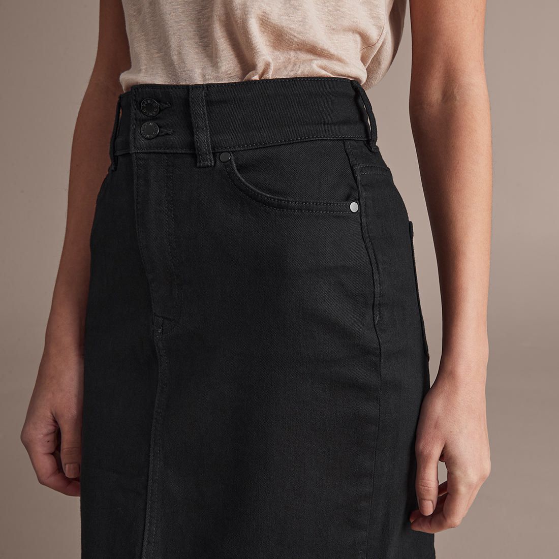 Black denim skirt target shop