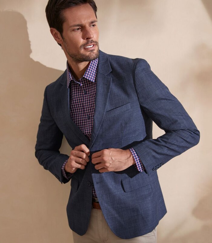 Preview Textured Blazer Navy Target Australia
