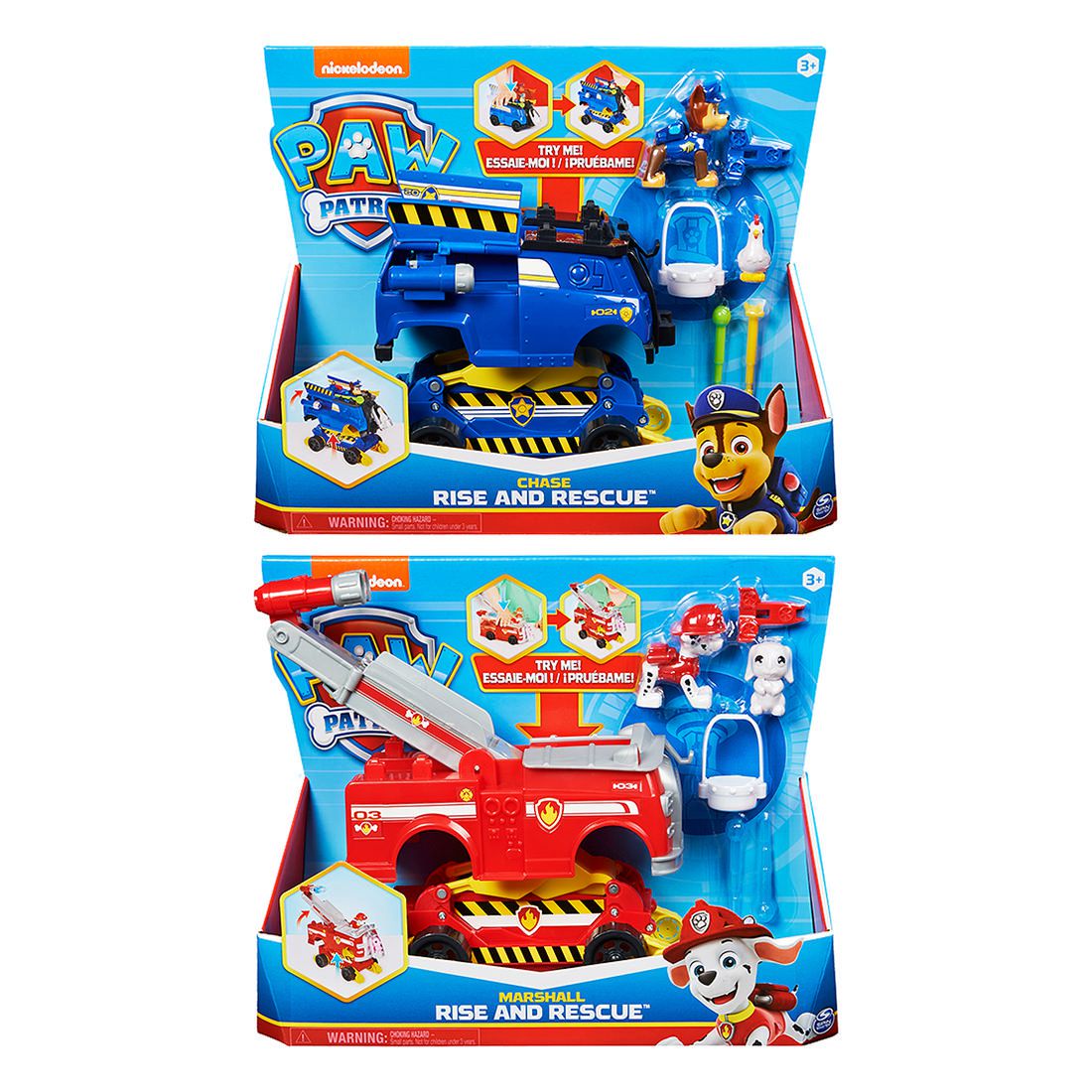 paw patrol chase in his car