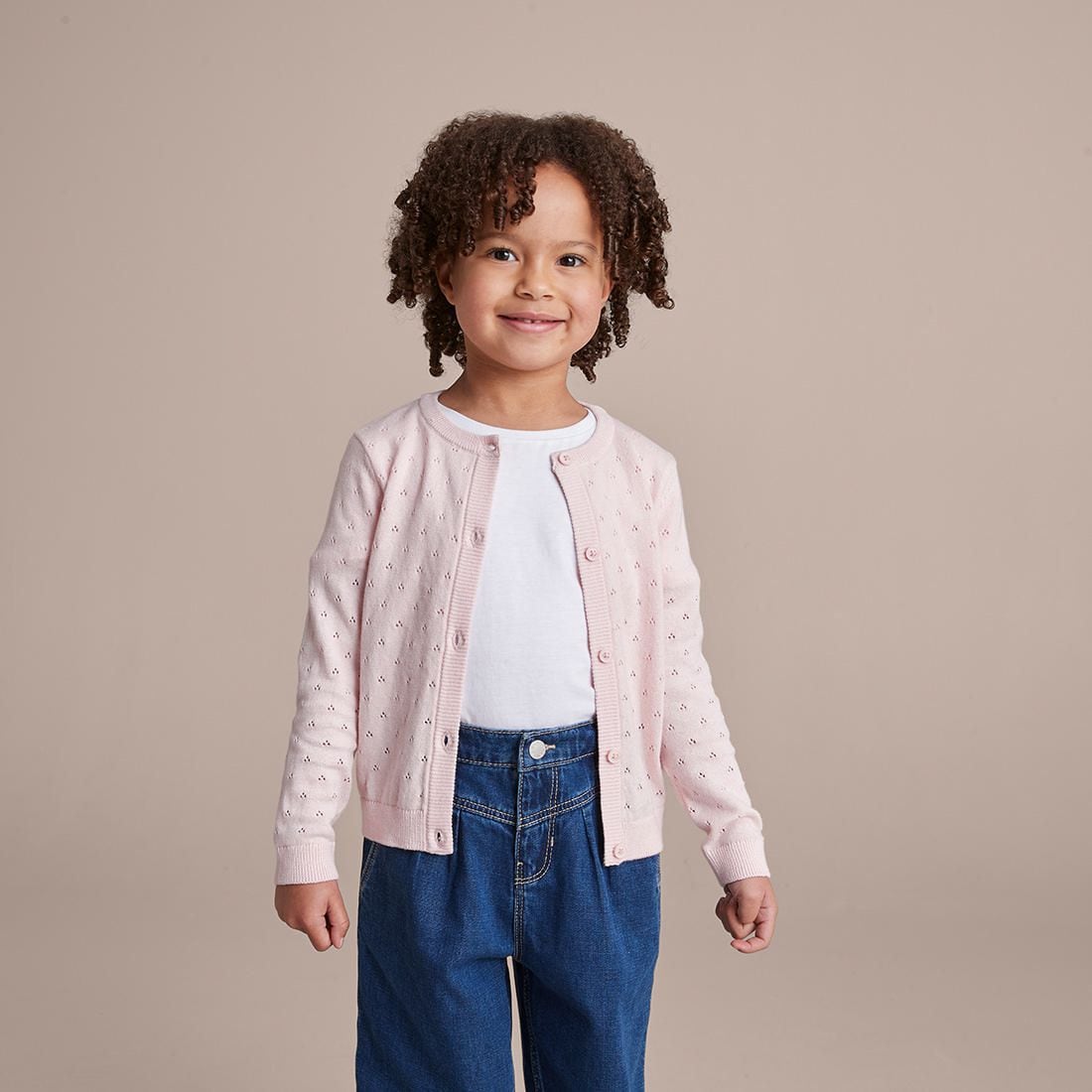 Pointelle Cardigan - Pink | Target 