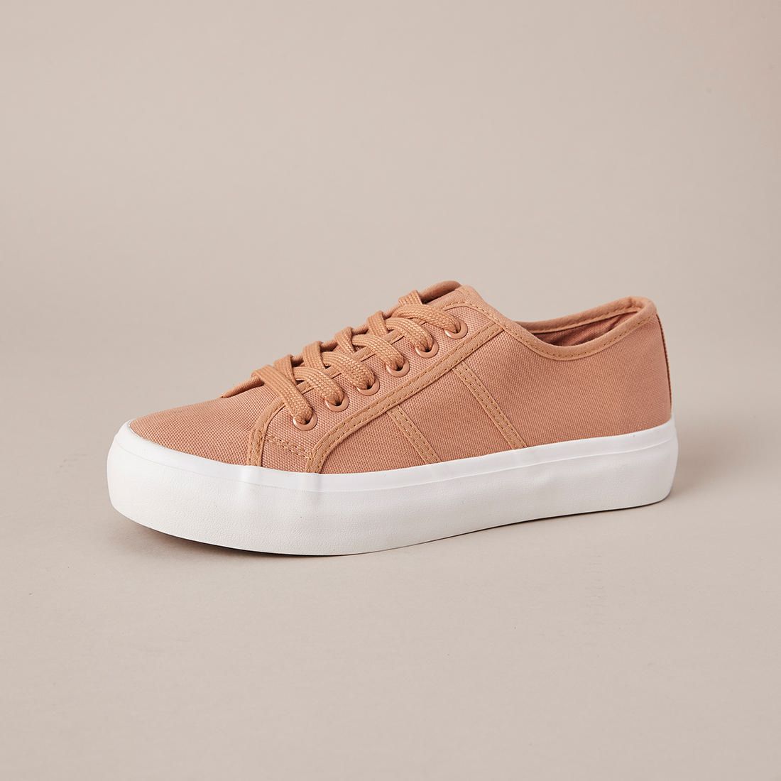 Womens Posey Platform Canvas Sneakers 